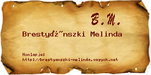 Brestyánszki Melinda névjegykártya